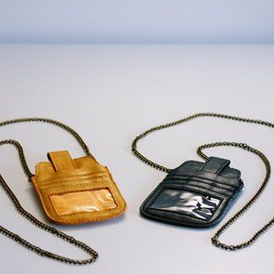 2 crossbody mini purses / wallets / phone holders